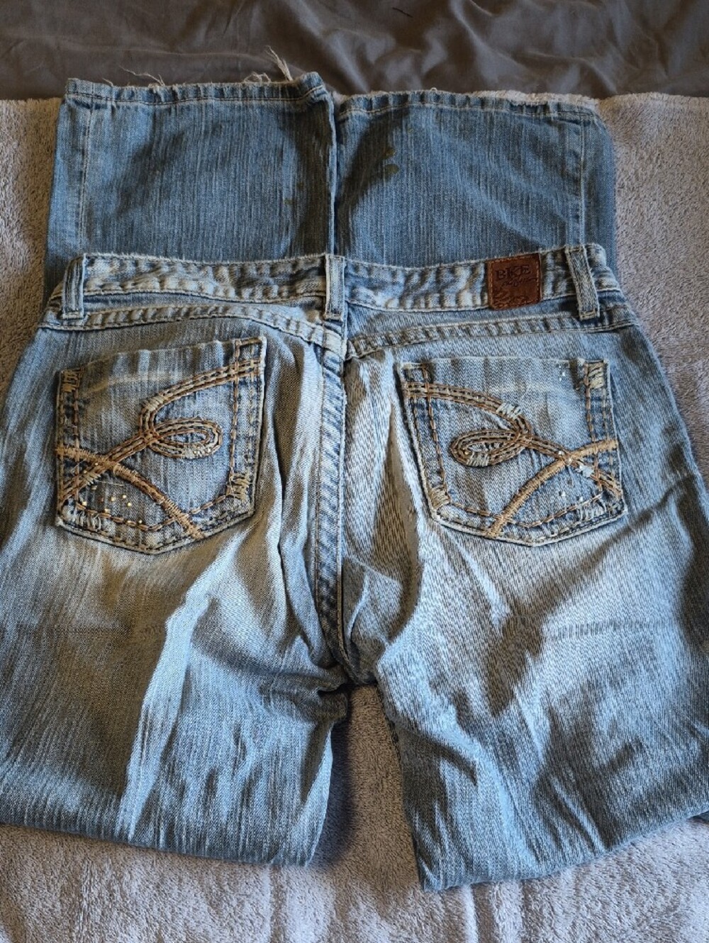 BKE Light Blue Boot Cut Jeans - Picture 2 of 5
